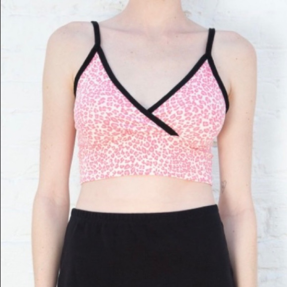 brandy melville/john galt amara cheetah tank